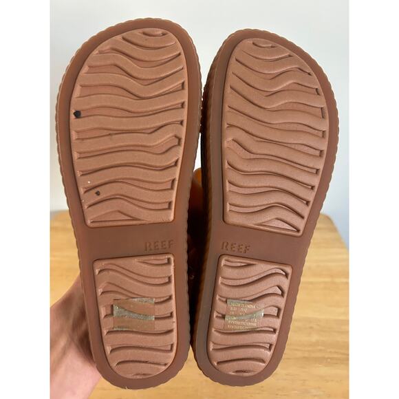 Reef Water Vista Slide Sandals - Women's 7 Tan/Brown - Picture 4 of 9